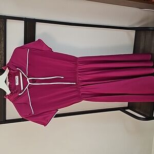 Vintage Short-sleeved Dress